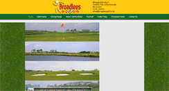 Desktop Screenshot of broadleesgolf.co.uk